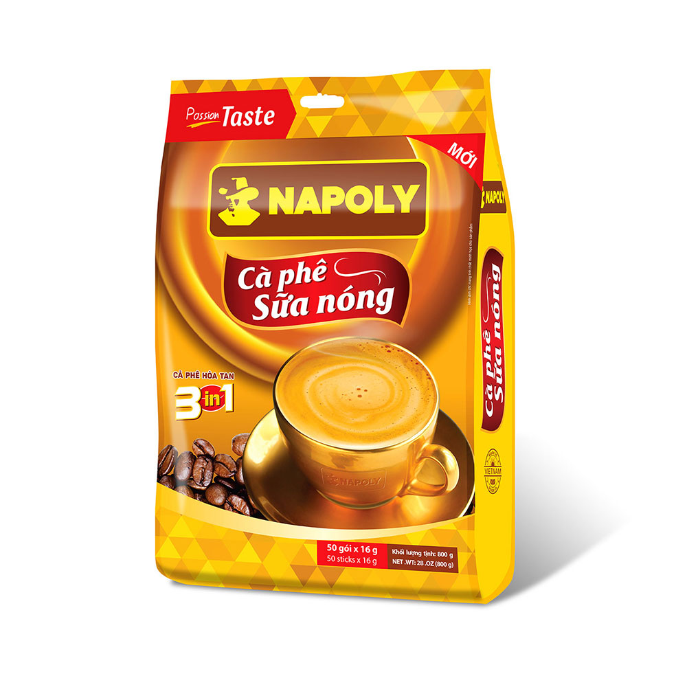           Cà phê hòa tan 3in1 bịch 50 gói 