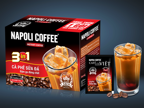   Napoli Cà phê sữa đá 3 in 1