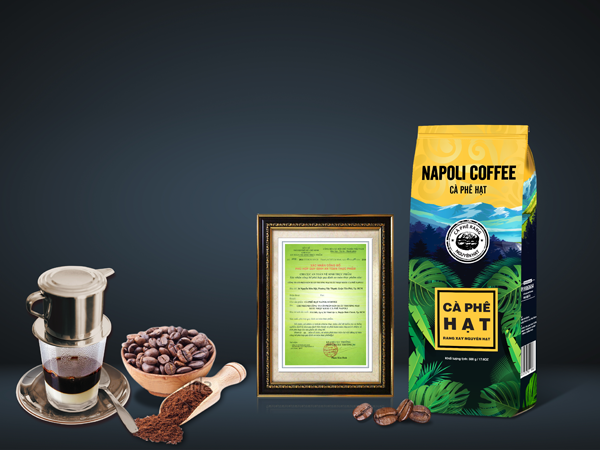   Napoli Cà phê hạt loại 500g