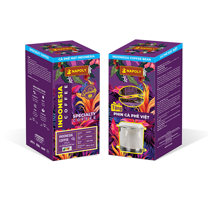       CÀ PHÊ ARABICA CAO CẤP INDONESIA – 250G/BỊCH