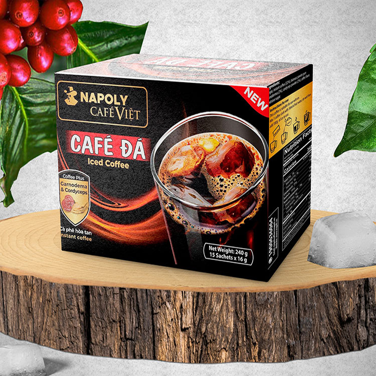  CAFE ĐÁ NAPOLY - CAFE VIỆT - Hộp 10 gói x 16g