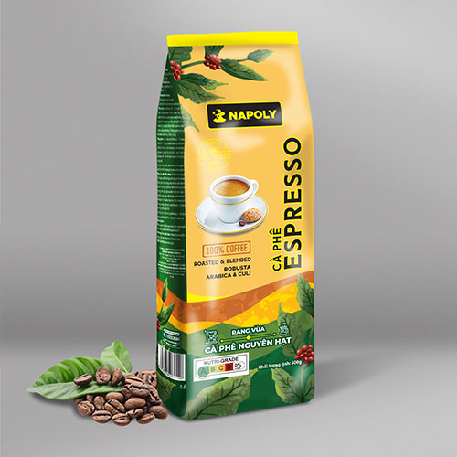          Napoli Cà phê hạt Espresso 500g