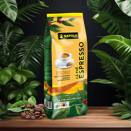          Napoli Cà phê hạt Espresso 500g