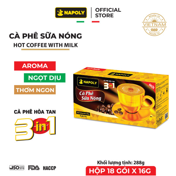     Cà phê sữa nóng 3in1