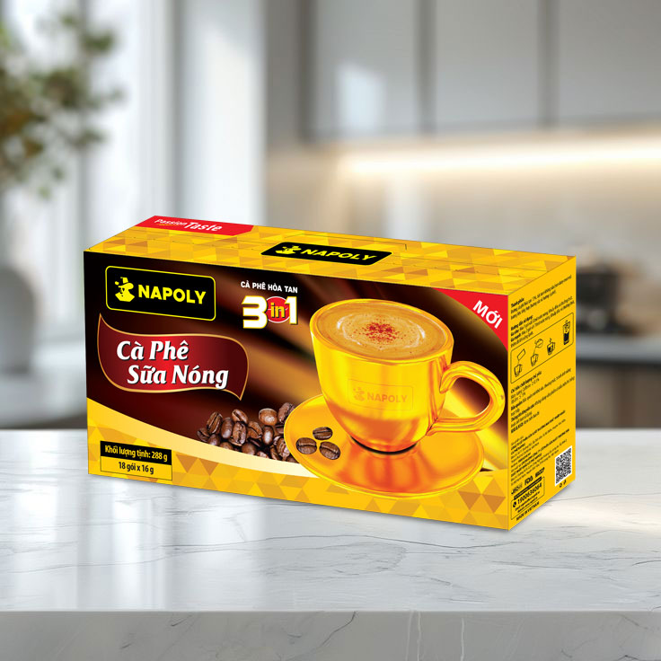     Cà phê sữa nóng 3in1