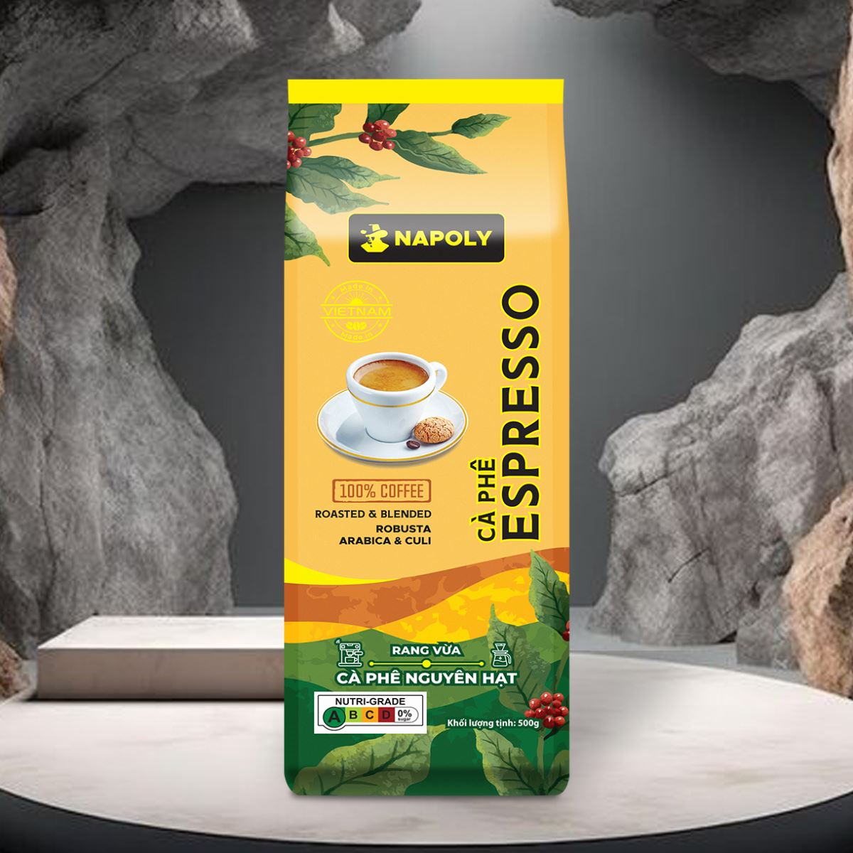         Napoli Cà phê hạt Espresso 500g