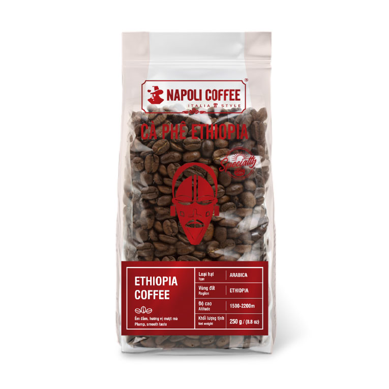 Napoli-San-pham-ca-phe-sach-arabica-ethiopia-rang-nguyen-hat-cao-cap