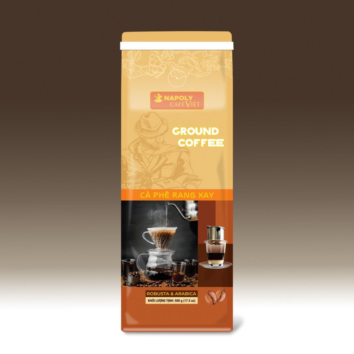         Napoli CAFE VIET-Ground Coffee 500g